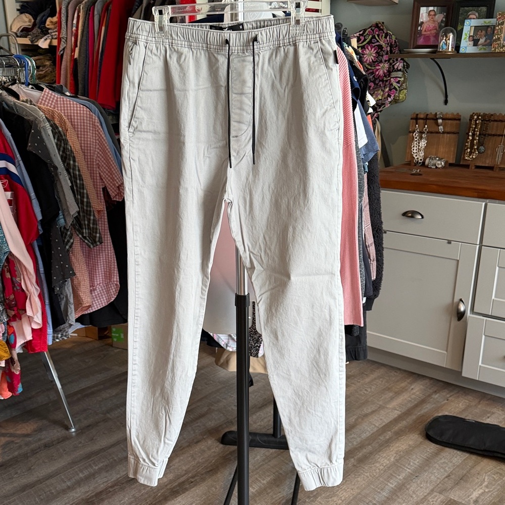 Hollister Men's Light Gray Joggers